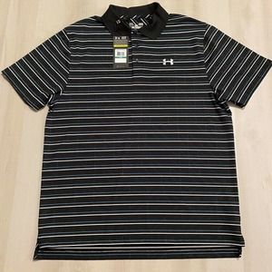 Under Armour Heat Gear Golf Polo Shirt Men's L New